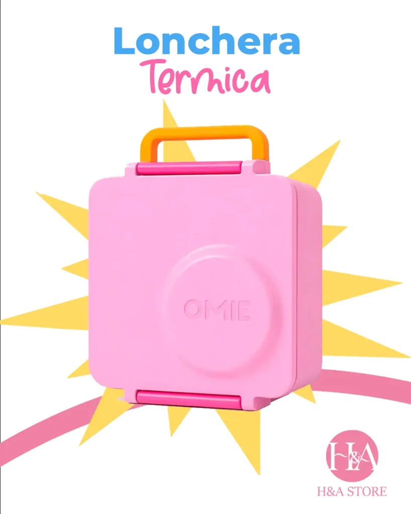 Lonchera Térmica OMIE  color rosada